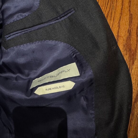 SuitSupply Custom Grey Suit S110 Pure Wool 42R Size 34 Pants - Picture 5 of 8